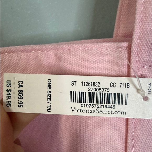 NWT! VS Striped Tote Bag - Picture 5 of 5